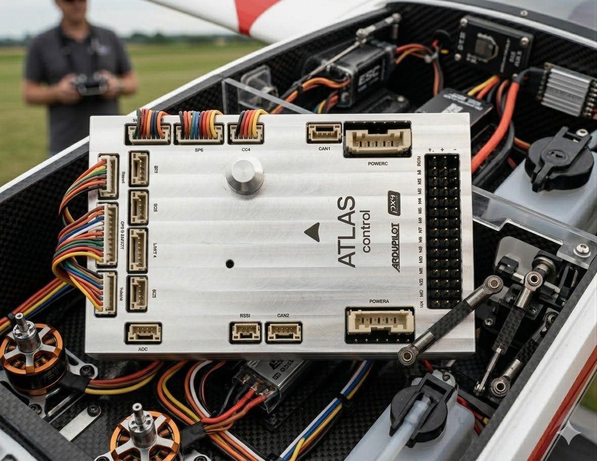 Atlas Control installed in a UAV